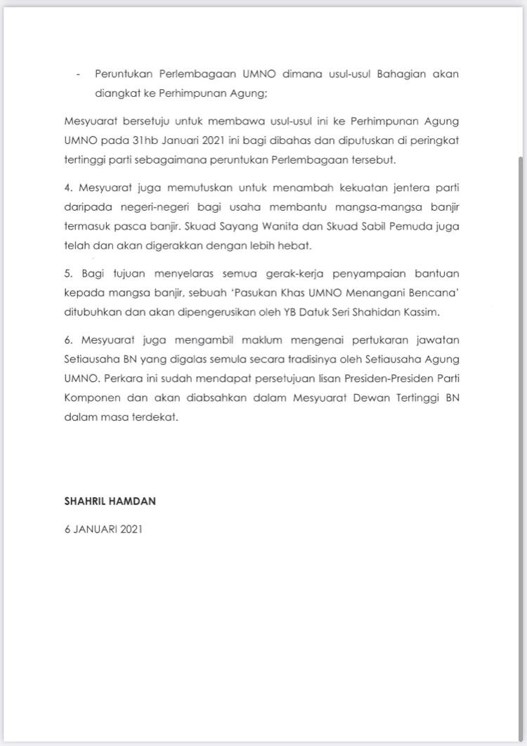 Bfm News On Twitter Just In The Upcoming 31 Jan Umno Assembly Will Decide If The Party Will Cut Ties With Bersatu Ahead Of Ge15 Strengthen Its Partnership With Pas