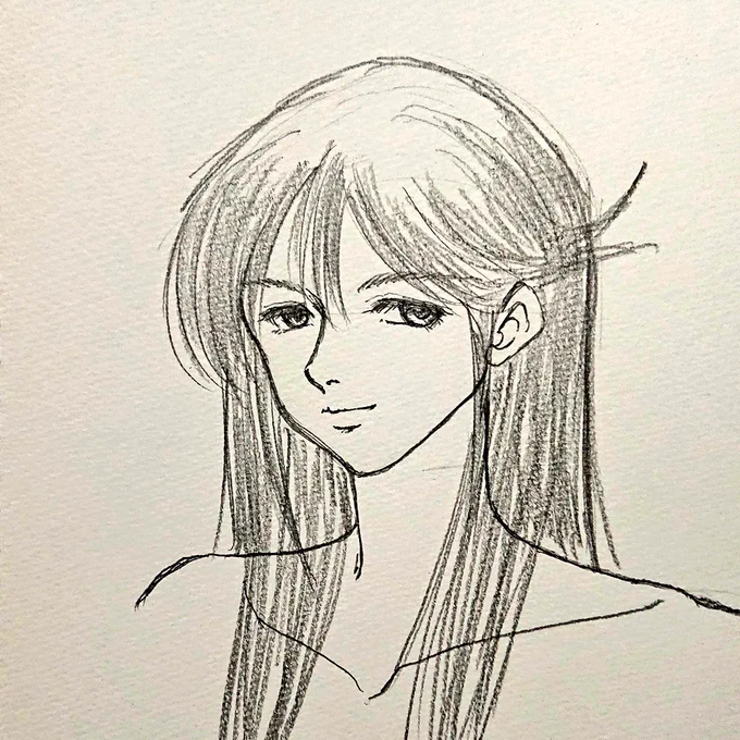 今日の夜のお絵描き 