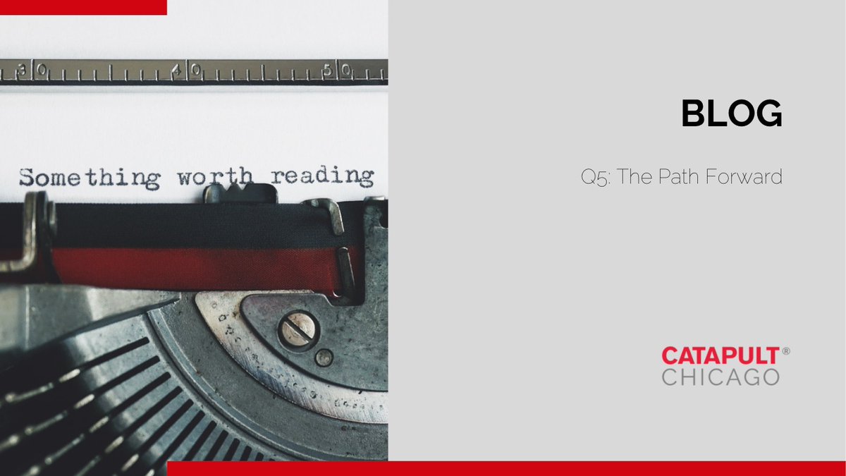 "We will not go back to pre-2020 working norms. Nor should we," says Josh Berman, Catapult's executive director. No kidding! Read his perspective: bit.ly/CatapultQ5Blog