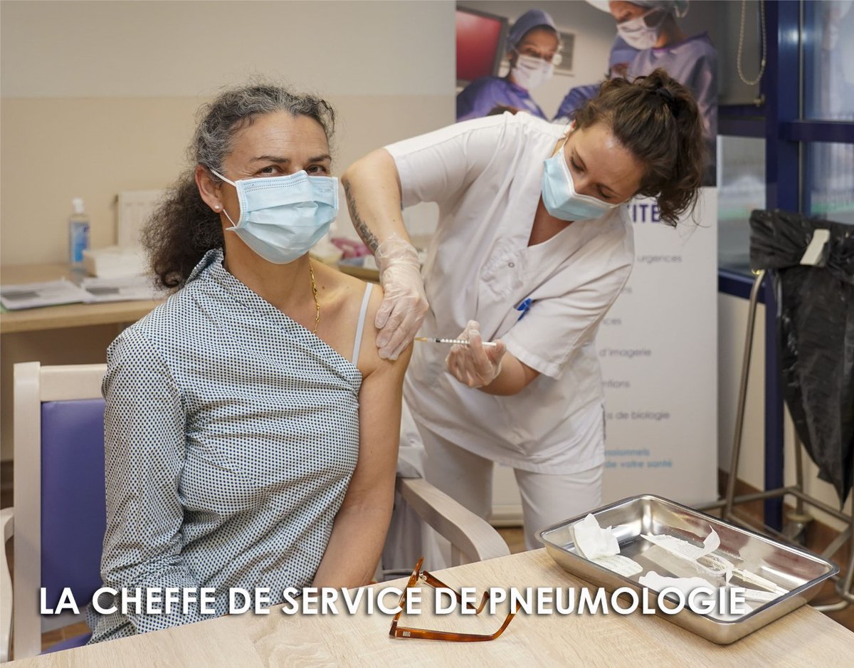 CH_Argenteuil's tweet photo. Lancement de la campagne de #vaccination contre la #Covid19, à l'Hôpital d'Argenteuil.
Les membres de la cellule de crise ont donné l'exemple ce mardi 5 janvier. https://t.co/AGZcGdPs4w