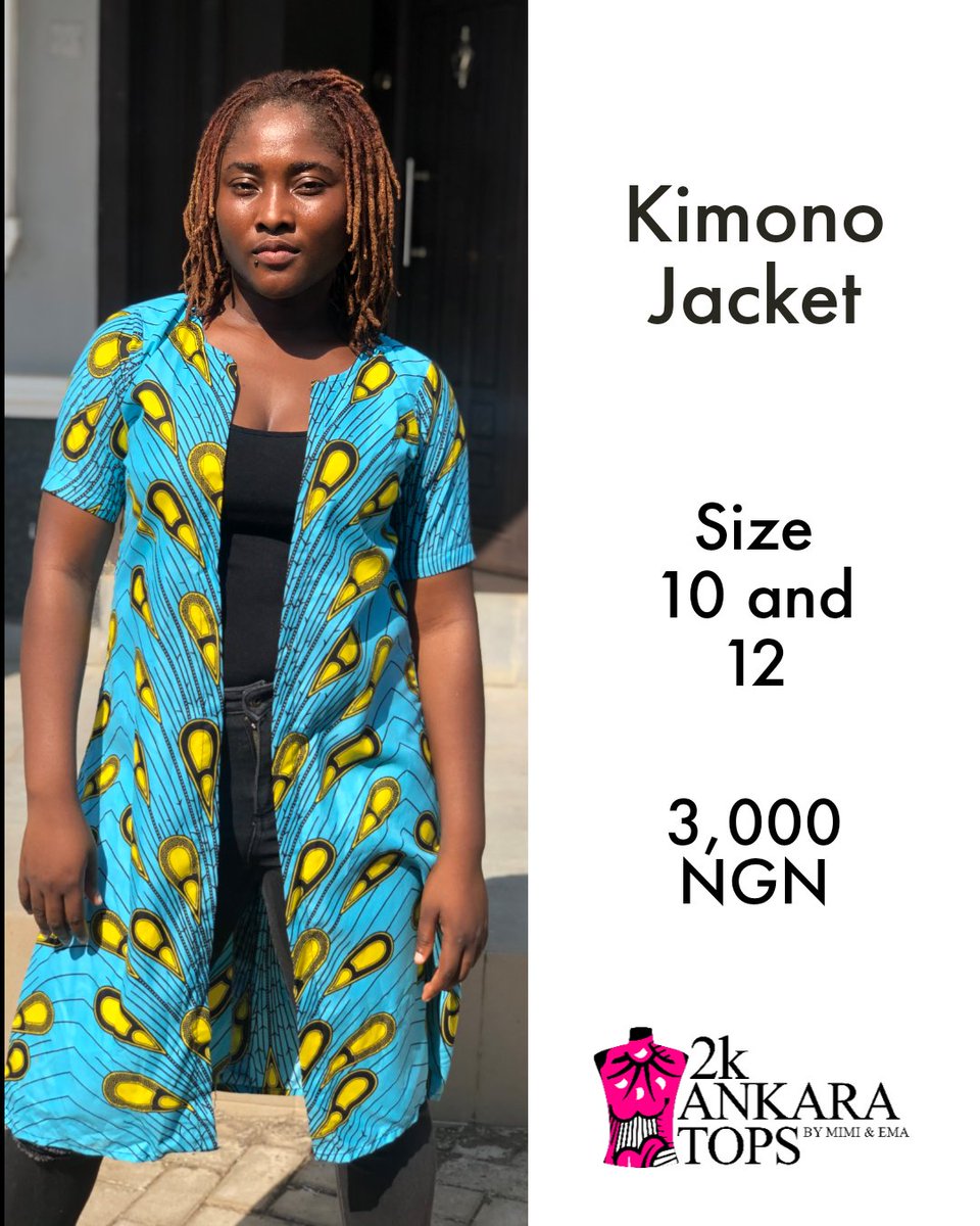 2kankaratops's tweet photo. Shall we?

Send us a DM to shop this Kimono Jacket today!

Only 1 of each size available 

Call or WhatsApp 08123887996 to order

#2kAnkaraTops #ankarareadytowear https://t.co/rUfzOm2ZsH