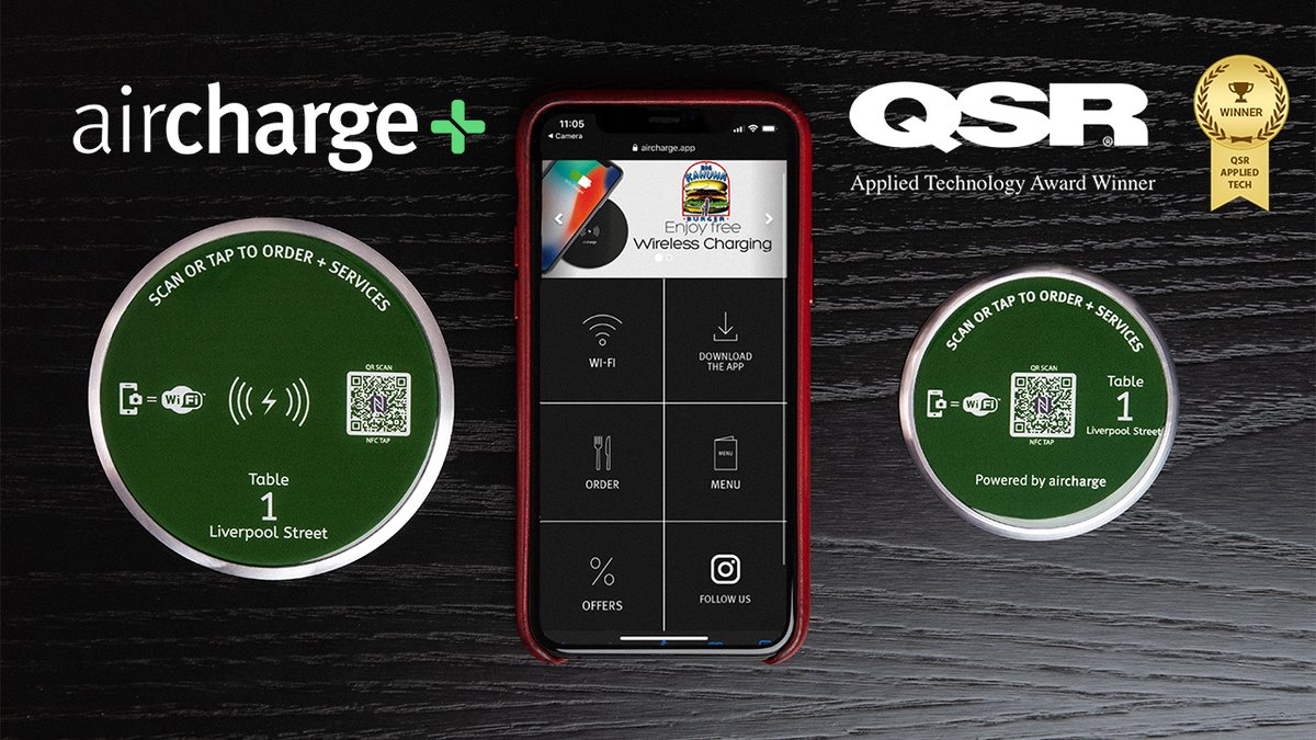 aircharge1's tweet image. With a new national #lockdown across the UK, what better time to consider introducing new #ContactlessTechnology to enhance your #business to improve your #CustomerExperience when you reopen! Find out more here: bit.ly/3rUe0O5