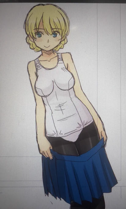 白スクって実用水着として存在したんだろか。 