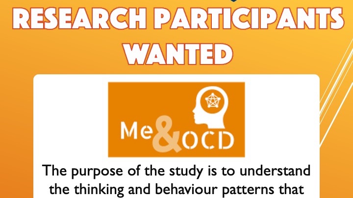 _jdcoll's tweet photo. We are seeking people with #OCD to take part in an exciting new research study which is looking to understand what keeps some people 'stuck' in OCD. Visit https://t.co/8ZnfqzbnBc for more info and to sign up! *Participants will receive up to £20 in Amazon vouchers!* https://t.co/Dexq7f9jOw
