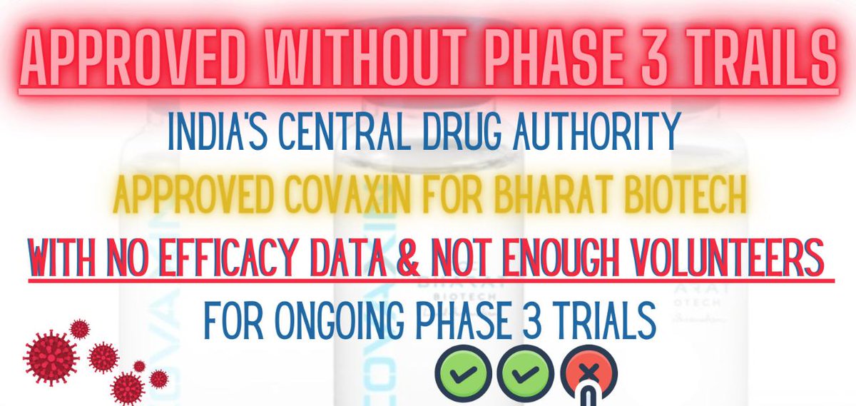 WB_NORTHKOLDYC's tweet photo. APPROVED WITHOUT PHASE 3 TRIALS
.
Definitely NO DATA AUTHORITY
NDA...No data on anything
1. Migrant deaths
2. Healthcare workers death
3. Farmers death 
4. Unemployment 
It's a #NoDataSarkar  
.
#NoDataSarkar 
#ModiDestroyingDemocracy
#FarmersProtests https://t.co/n8fY43hoW9