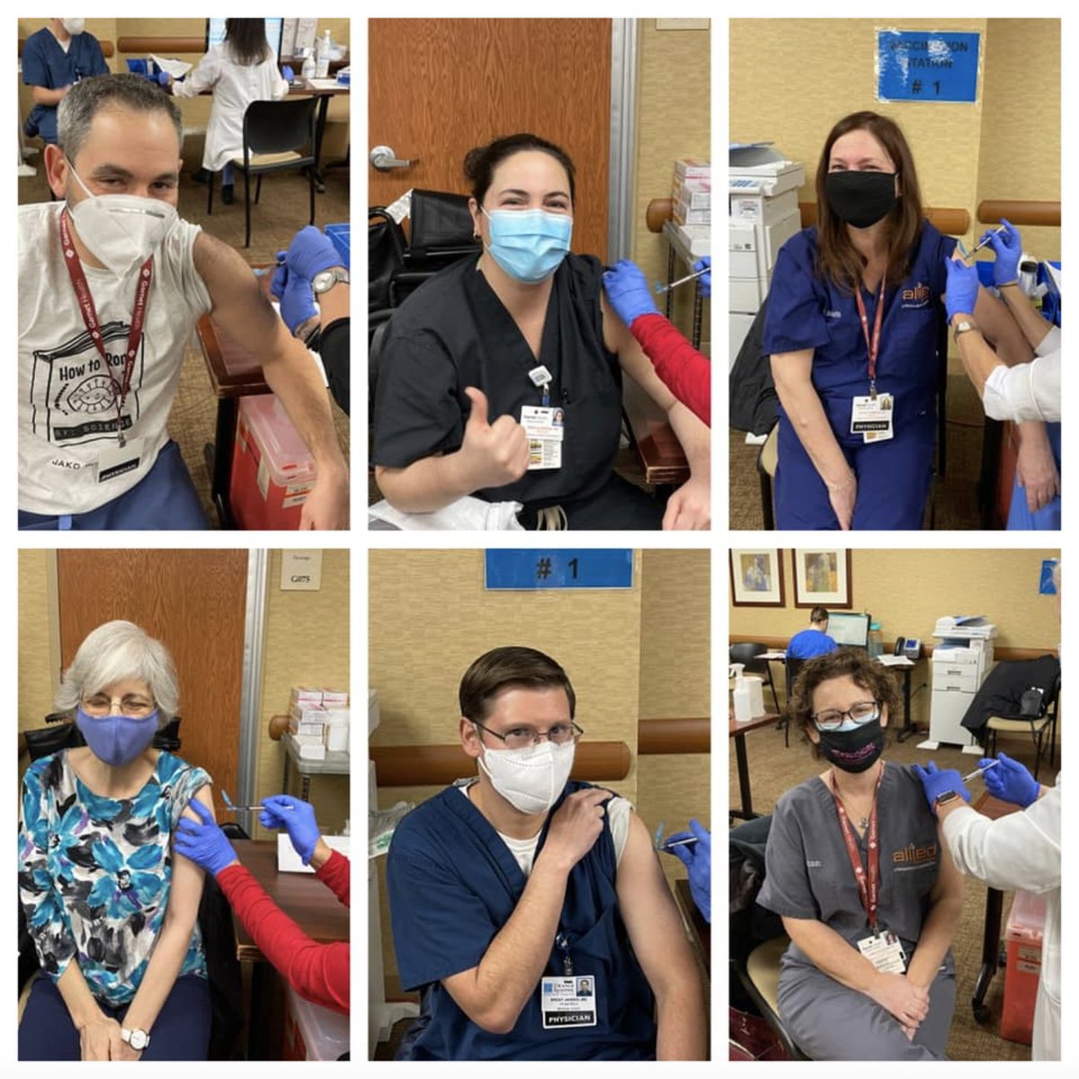 AlliedPhysGroup's tweet photo. A historic day for our #pediatricians & staff. Our doctors at Monroe Pediatrics received their #CovidVaccine!
"We vax to protect our families & community. We vax to protect the most vulnerable. We vax because we believe in science." - Monroe Pediatrics
#IVaxFor #ThisIsOurShot https://t.co/COf2f0PTdH