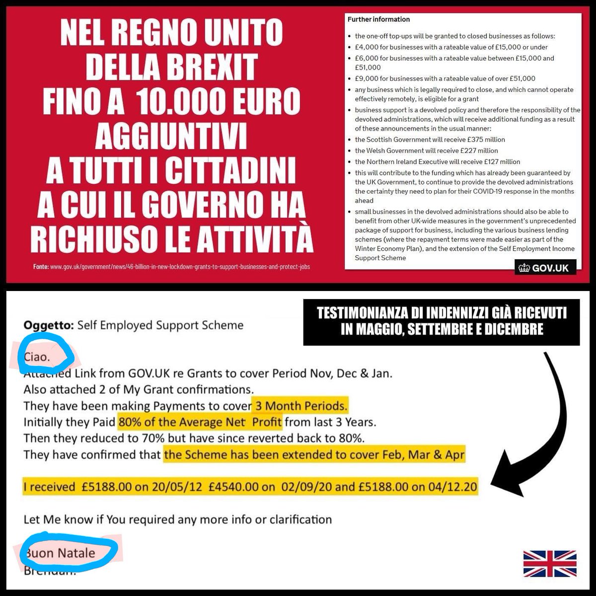 SiSignore's tweet photo. @matteosalvinimi Ormai gli inglesi scrivono in italiano ... stronzate https://t.co/UD2EarxpaK