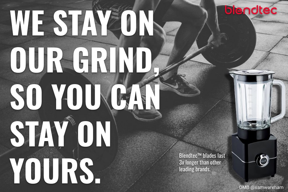 SamWareham's tweet image. Stay on your grind. #BLENDERS @OneMinuteBriefs