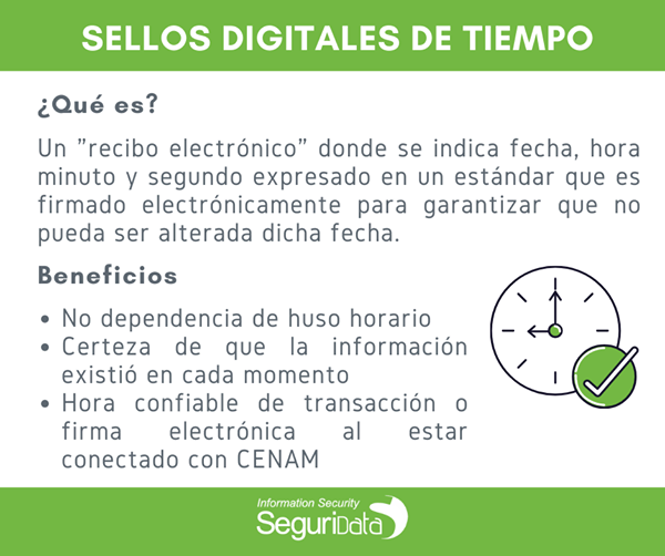 SeguriData's tweet image. En 2011 SeguriData fue acreditada por Secretaria de Economía como una Autoridad en México para emitir sellos digitales de tiempo con validez jurídica.

Conoce más en seguridata.com

#SelloDigitaldeTiempo #TransformaciónDigital
