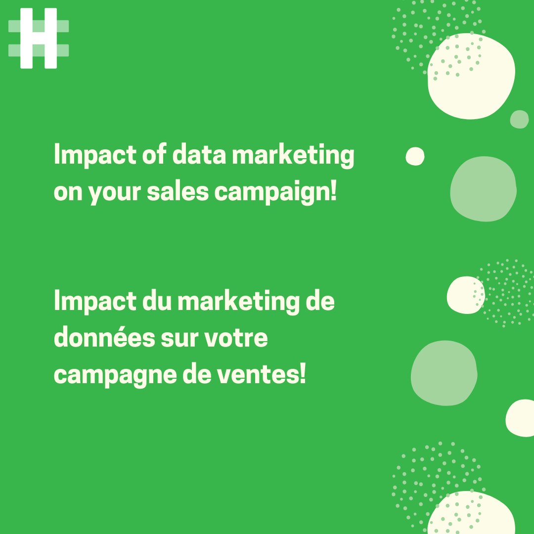 Do you know what could be the impact of data marketing on your sales campaign this 2021?
Leave us a message and we will tell you more about it.
hashting.com
#HashtingAfrica #datamarketing #HNY2021 #Africa #sales #Cameroon #Cameroun #data #marketing #Afrique