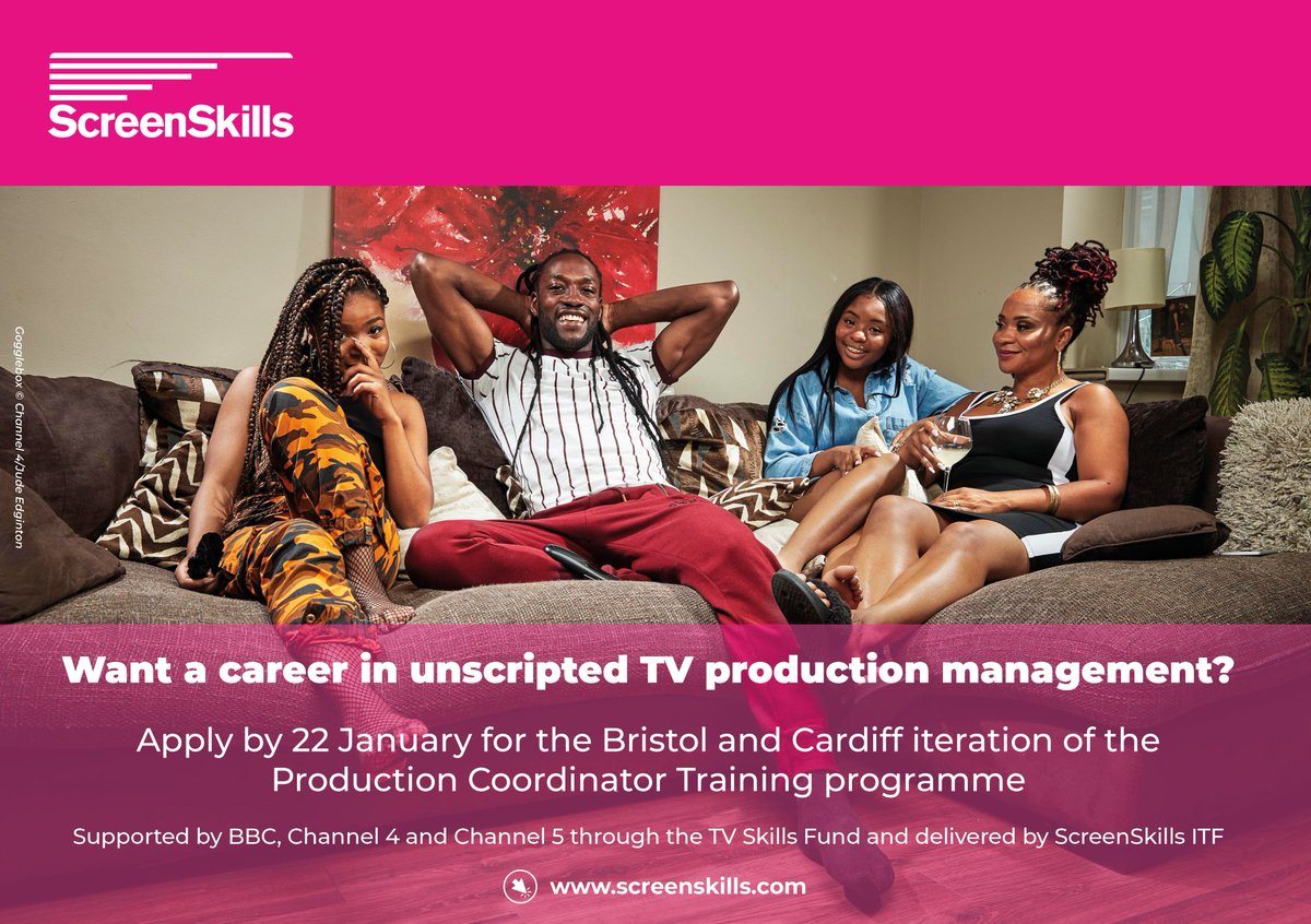 ITF ScreenSkills (@indietraining) on Twitter photo Eight days of intensive fast track training delivered online by the <a href="/BBCAcademy/">BBC Academy</a> and industry experts. Training will provide a comprehensive overview of the production coordinator role in unscripted television.
APPLY HERE: bit.ly/3hS1LwZ Eight days of intensive fast track training delivered online by the <a href="/BBCAcademy/">BBC Academy</a> and industry experts. Training will provide a comprehensive overview of the production coordinator role in unscripted television.
APPLY HERE: bit.ly/3hS1LwZ