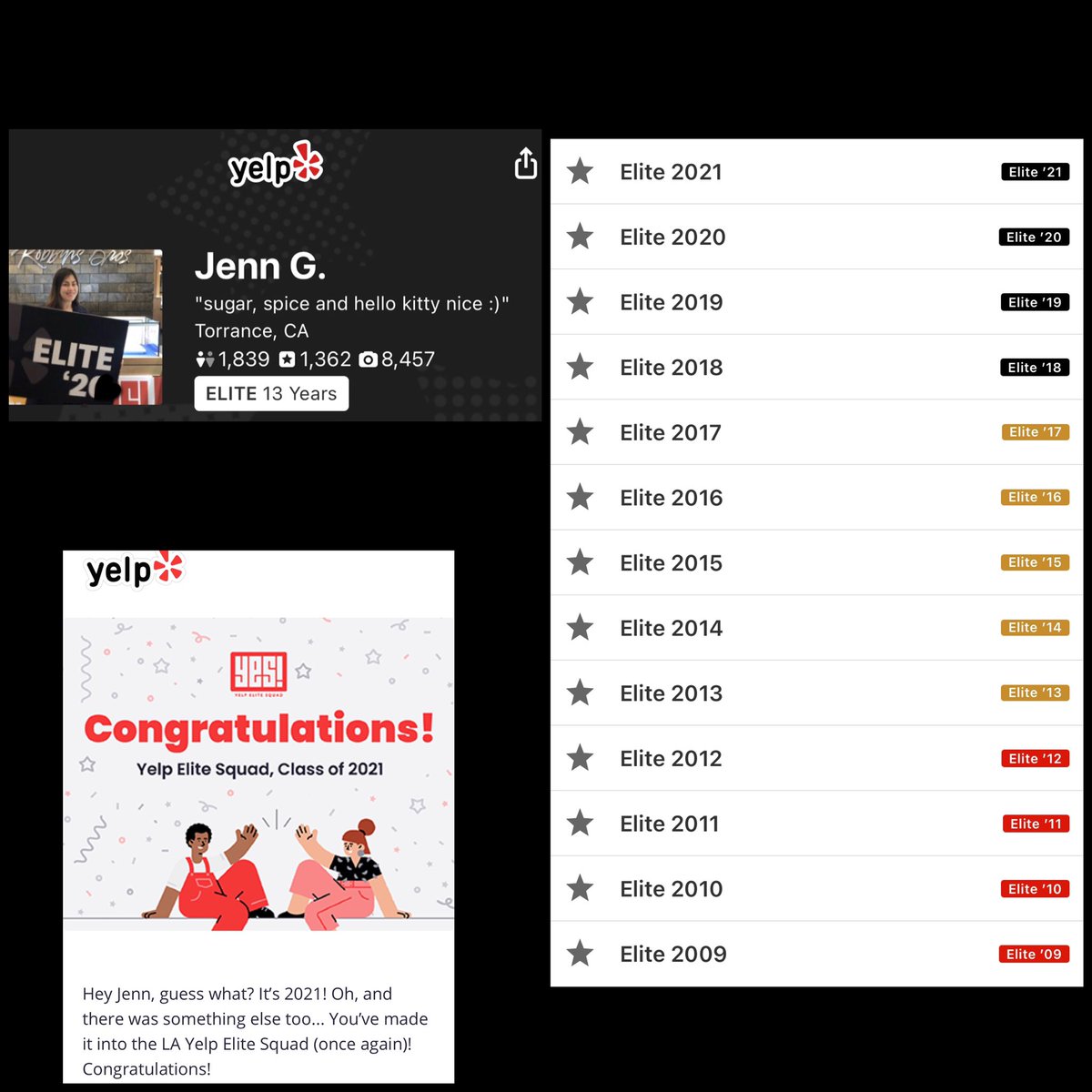 Lucky 13! Woohoo!! Yelp Elite Squad!! Thank you <a href="/YelpLA/">Yelp LA</a>! 

#yelpelite