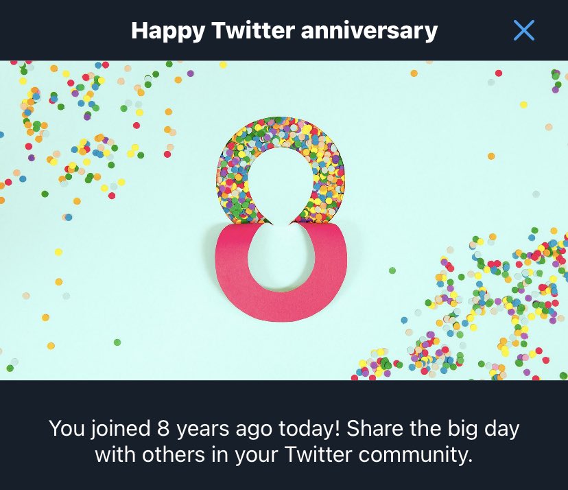 hania7122's tweet photo. Didn’t realize it’s been that long since I first joined Twitter. https://t.co/ubY2vwFcNn