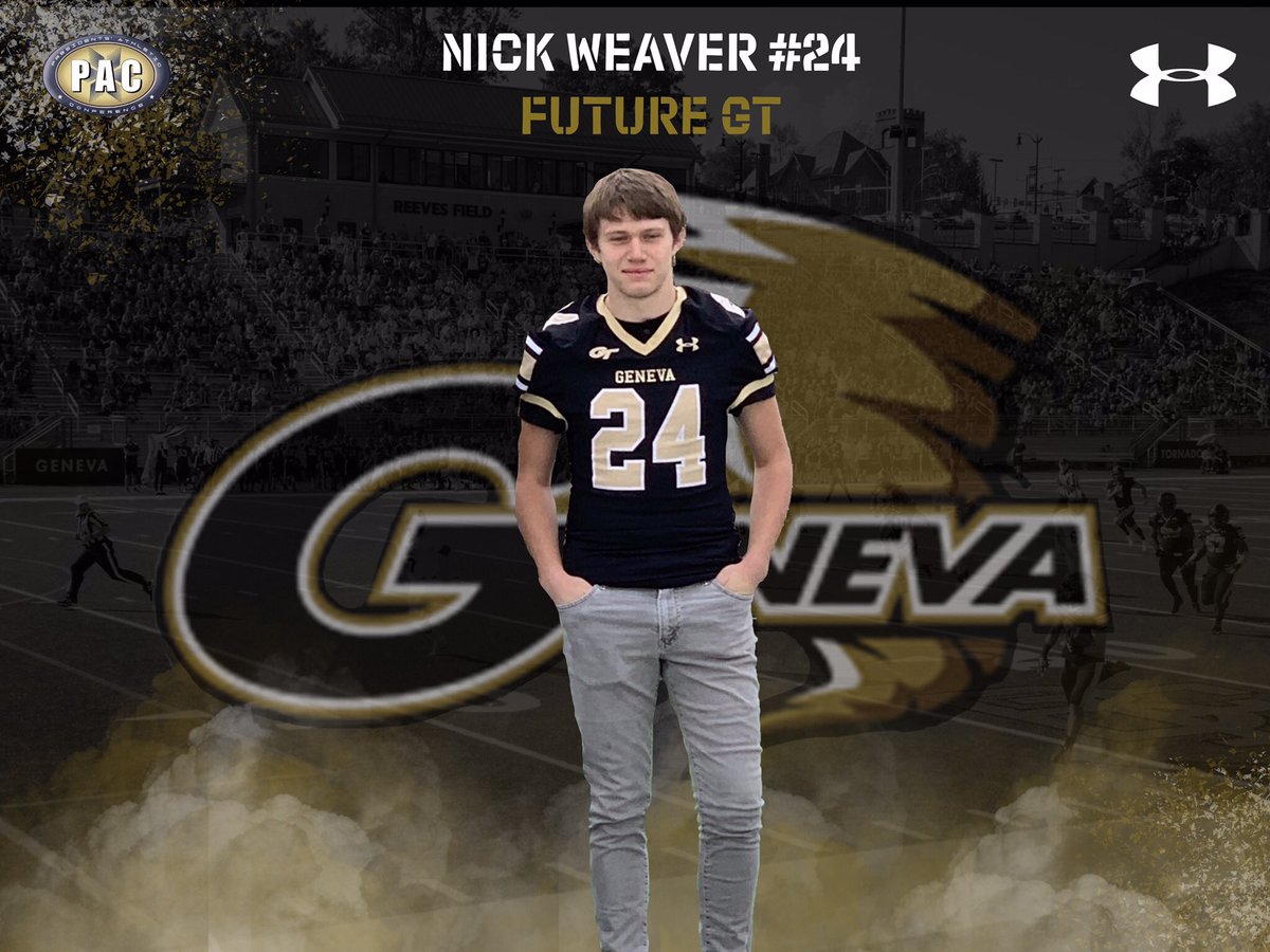 Grateful to have received an official offer today from Geneva College to play football!! Thank you!!
<a href="/CoachContenta/">Tom Contenta</a> <a href="/Geneva_Football/">Geneva College Football</a> @PAPrepsRivals <a href="/PaFootballNews/">Pennsylvania Football News</a>
