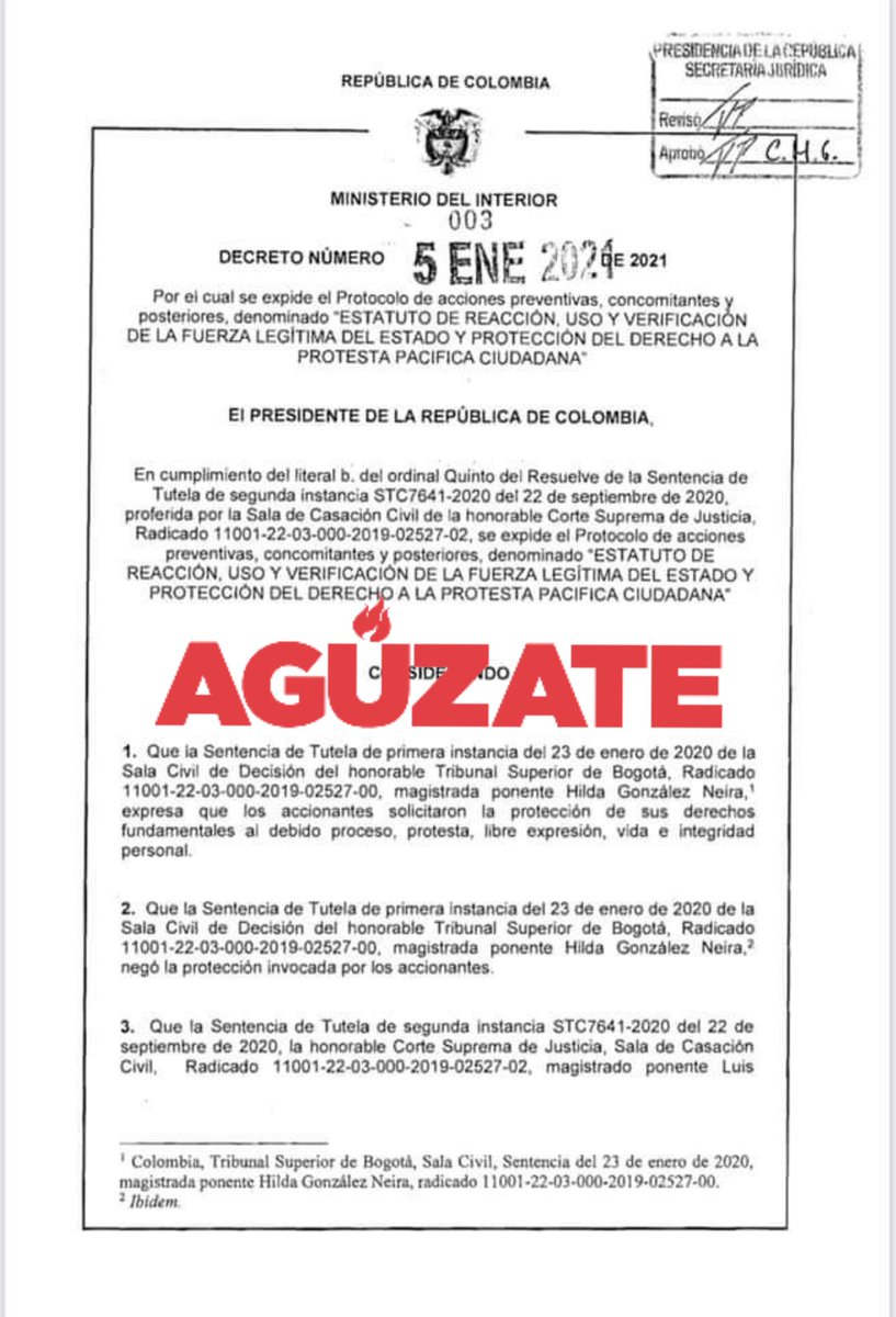 LAS CALLES
SON NUESTRAS, 
<a href="/IvanDuque/">Iván Duque 🇨🇴</a>.