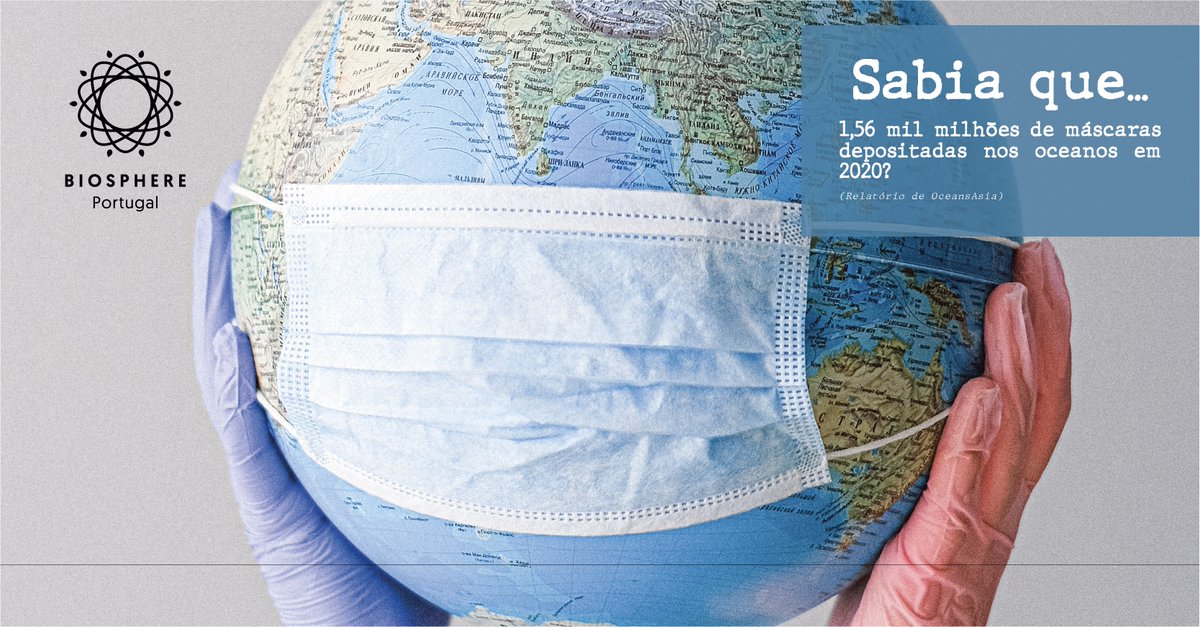 biospherept's tweet photo. Um mar de #máscaras: 1,56 mil milhões de máscaras depositadas nos oceanos em 2020. Assusta não assusta?
Mesmo em tempos de #pandemia, está ao nosso alcance minimizar o #impacto do uso de #descartáveis, no meio ambiente.

Leia mais em: https://t.co/0hwq2yBWF3 https://t.co/q7dEob8t9T