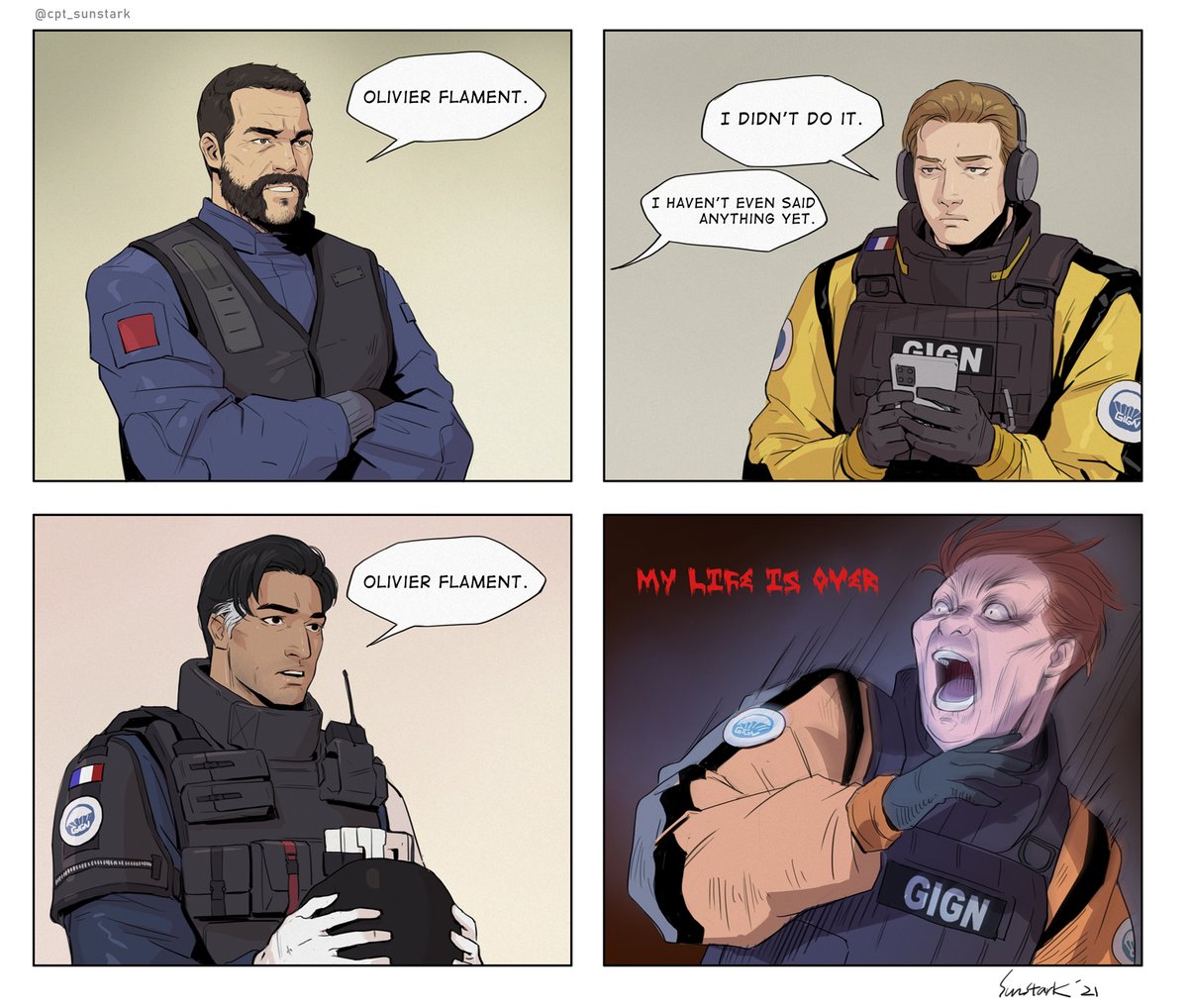 Being called by your full name.....?

#RainbowSixSiege #fanart 