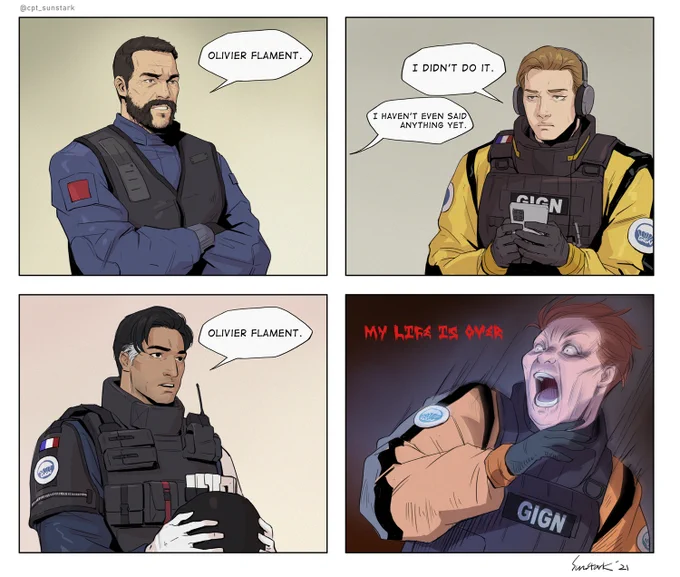 Being called by your full name.....?

#RainbowSixSiege #fanart 