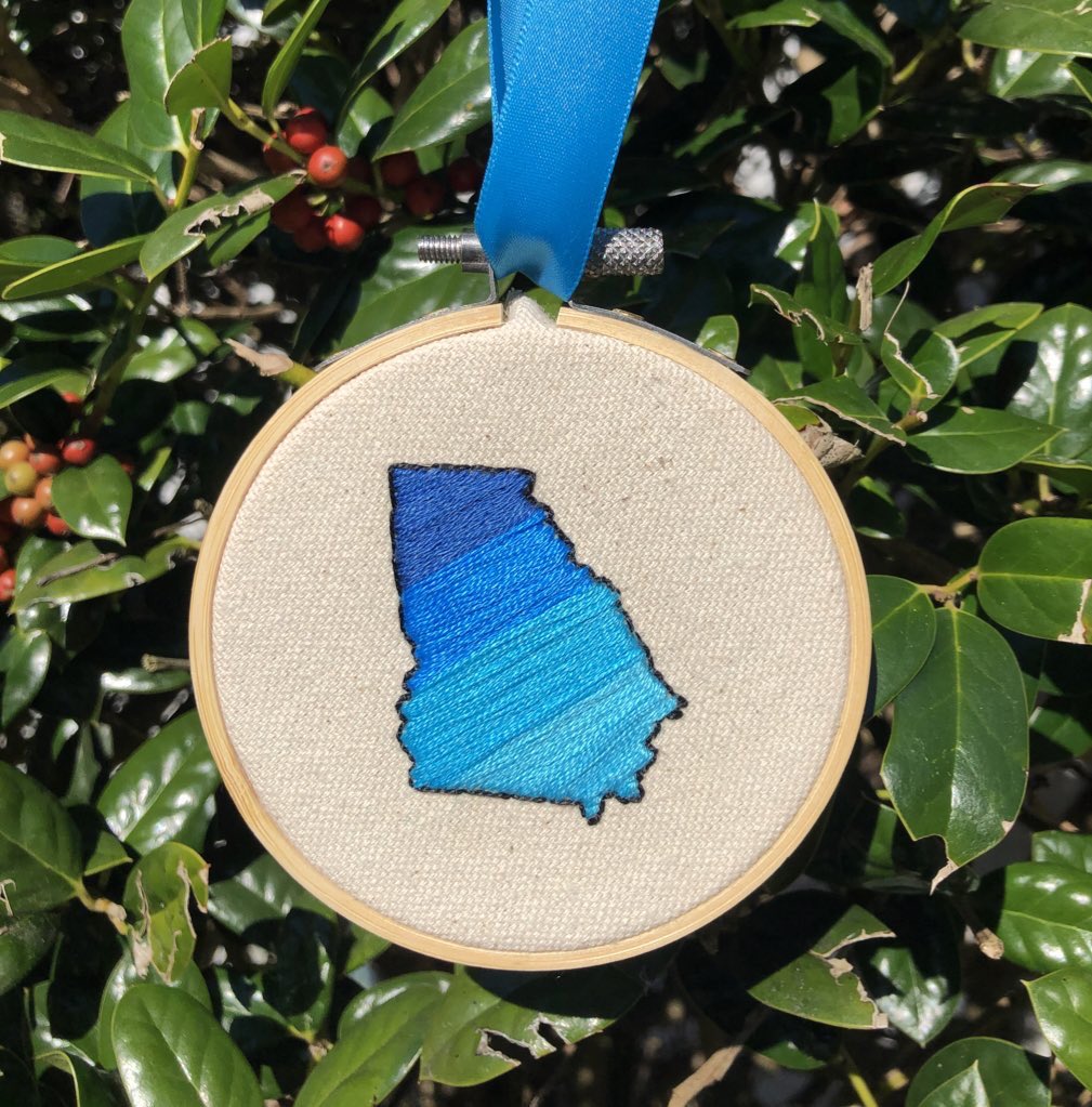 Christin56's tweet photo. Thank you to everyone who purchased a Blue Georgia and helped me raise money for the @jonossoff and @raphaelwarnock campaigns and @fairfightaction. And THANK YOU GEORGIA VOTERS! The Blue Georgia is still for sale and 50% of all future proceeds will still be donated to charities. https://t.co/rqlL105oNp