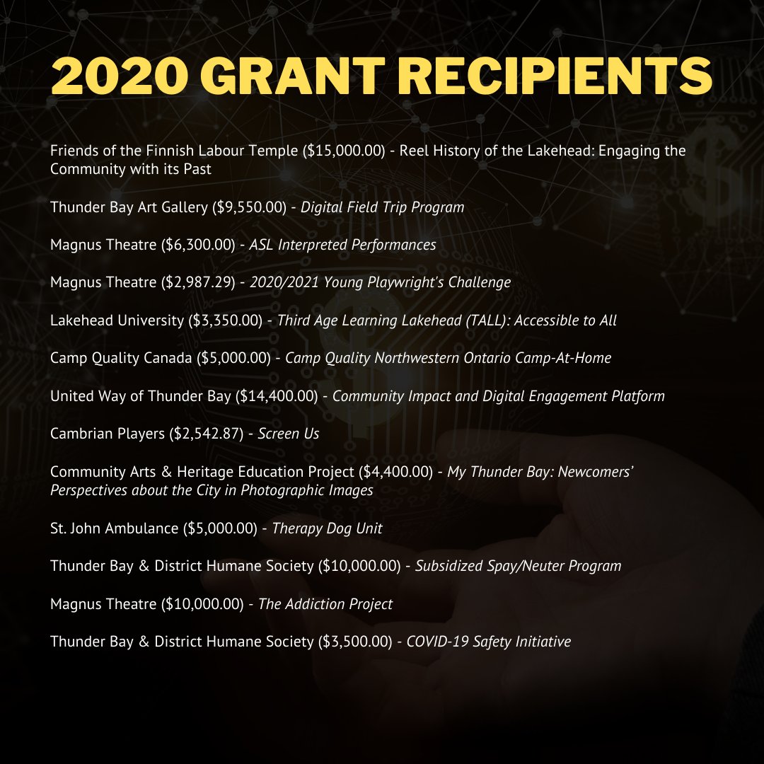 Thunder Bay Community Foundation tweet media