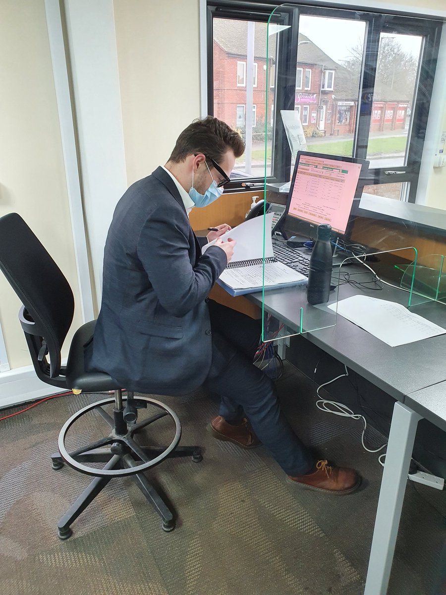 #development day at #U13D! Spending a quiet morning today in branch with Ed G going through folder, discussing the statement &amp; running through the basics of operating the branch! 🤩🤩🤩 
#development