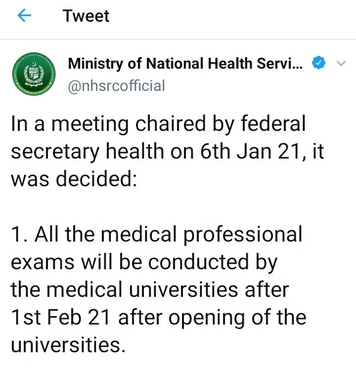 dr_mukhtiarr's tweet photo. Why sindh medical colleges aren't following @nhsrcofficial orders.?

#DelaySindhMedicalExams https://t.co/UkXslAvyI6