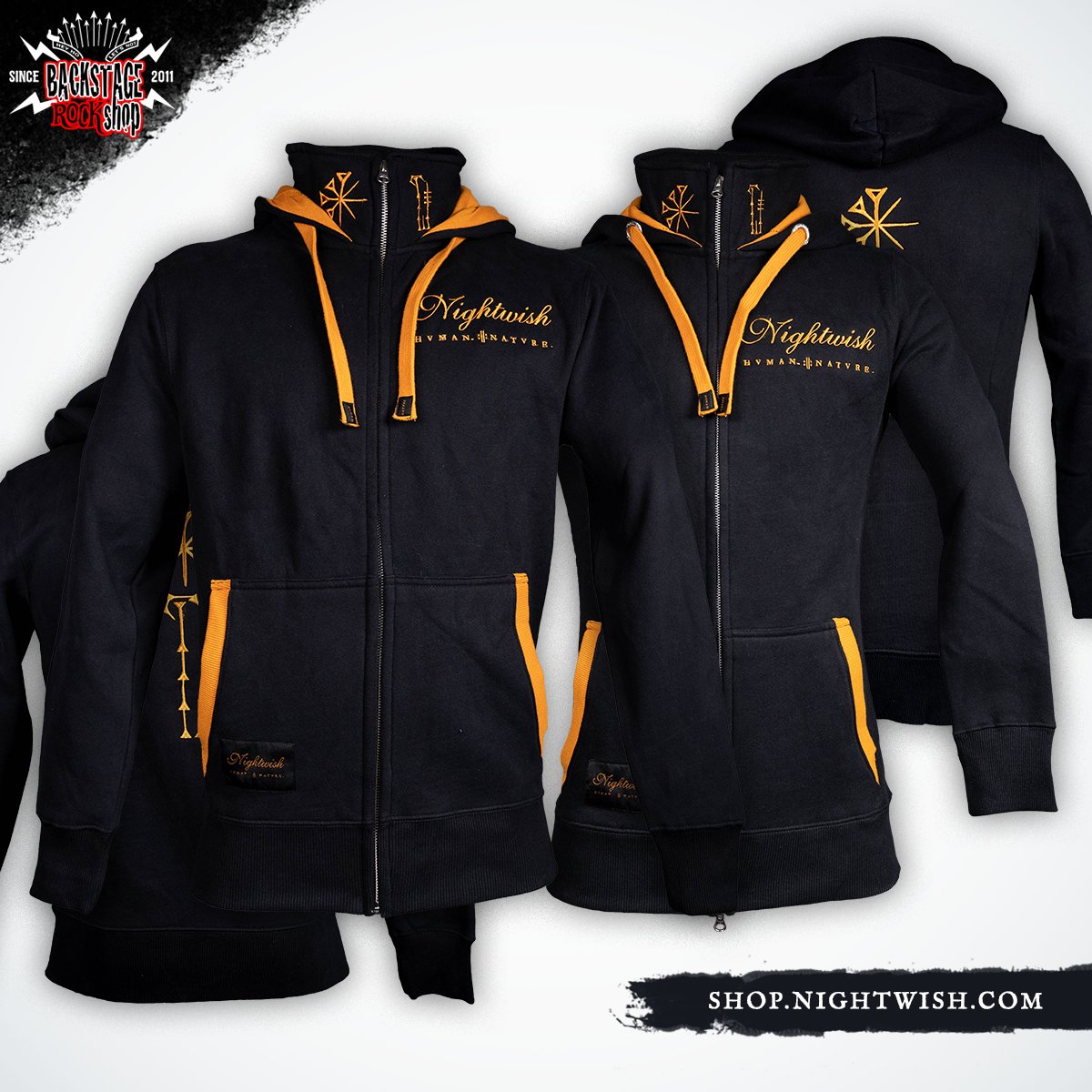 Nightwish on Twitter: "Human. :||: Nature. high collar premium zip hoodies  available now exclusively from the official Nightwish Shop! 👉🏻  https://t.co/oejDDKKo27 https://t.co/pmJFCcSCMl" / Twitter