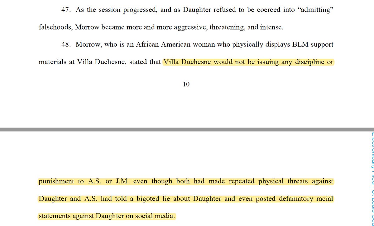 8) After the daughter repeatedly refused to "admit" to falsehoods, the Dean of Student Excellence—an ardent BLM supporter—stated that they would not discipline the black students who has verbally abused, physically threatened, and defamed her on social media.