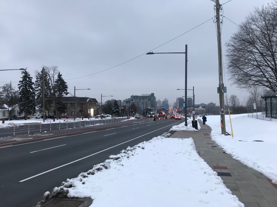 To legally walk from the Vivastation to the eastbound YRT stop at Major Mackenzie using the crosswalk at Hopkins took me 2 minutes 53 seconds. This was even with the pedestrian signal already displaying the walk sign when I arrived.