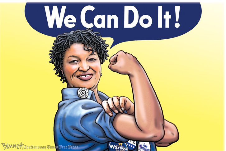 LabourWomensNet's tweet photo. Sisterly solidarity from all @UKLabour sisters to the amazing @staceyabrams - teaching us to #persist, organise and win, and always with humour and resilience! https://t.co/c0YcWAKMK4
