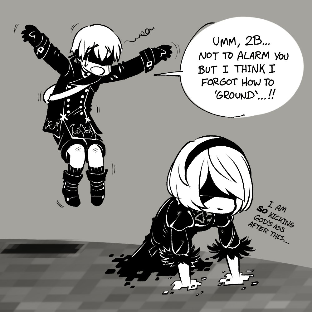 More Toobs.
(3) 2Beans + (1) First fan art from WAY before I played the game
#2B #NieRAutomata #ニーアオートマタ 