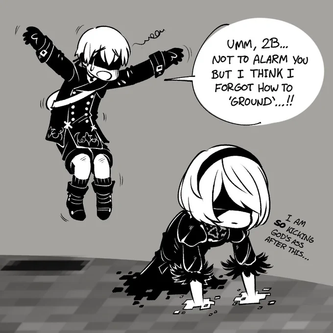 More Toobs.(3) 2Beans + (1) First fan art from WAY before I played the game#2B #NieRAutomata #ニーアオートマタ 