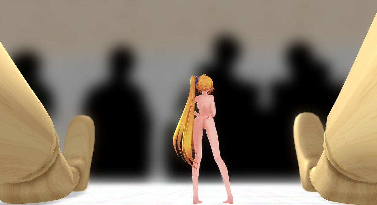 前に作った動画の続きイメージ
客の戯れで、デッサン人形より小さくされ、人形の人形サイズに縮んだネル
デッサン人形とのセックスができなくなり、客足が少しずつ遠のいていった・・・
元のサイズには戻ることができず、より惨めに、無力になったネルは、飼い主が現れるのを待つしか無い・・・