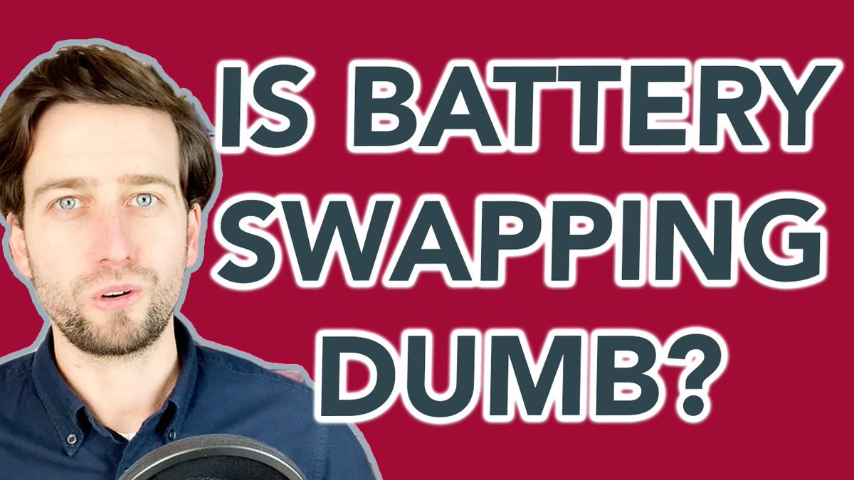  Is Battery Swapping dumb?My research suggests otherwise … Full analysis video: And a twitter thread (1/7)