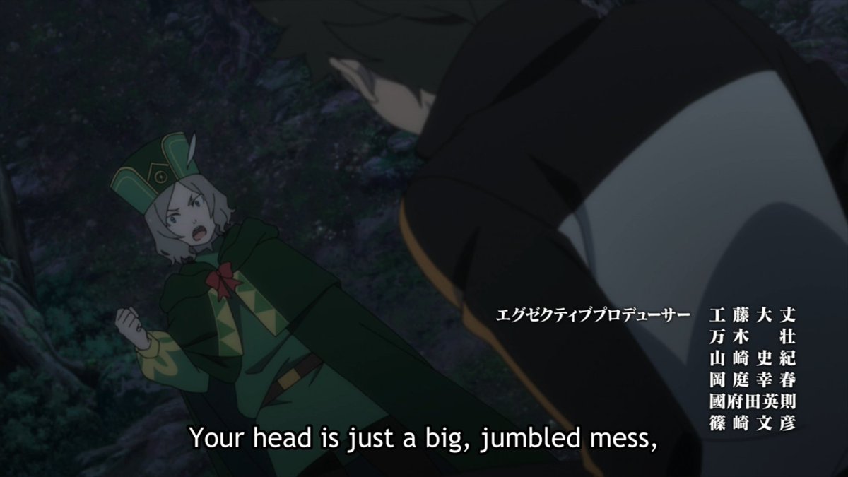 The ride finally starts again, & Otto is here with a harsh dose of reality to welcome us!Otto's words here strike at a core point of the series & this arc in particular—that is to say Subaru's isolation as he tries to solve things alone, unable to communicate his struggle.