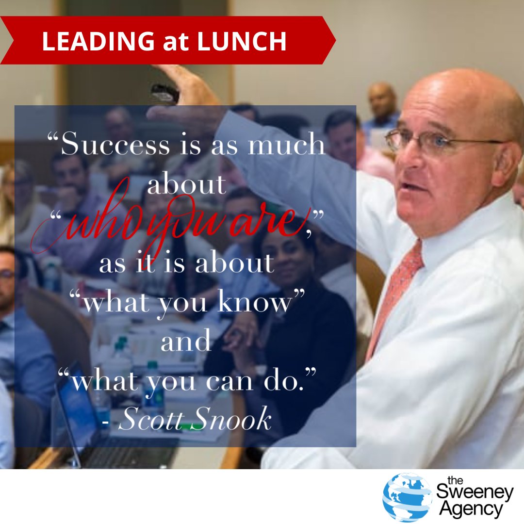 Derek Sweeney (@dsweeneyagent) on Twitter photo Leading at Lunch presents <a href="/scottsnook/">Scott Snook</a> - a fearless leader who combines psychology, change management & organizational systems to teach organizations how to develop their leaders.
Find out more:
ow.ly/x5uj50D1q9O
#leadership #keynotespeaker #speakersbureau #virtualevents Leading at Lunch presents <a href="/scottsnook/">Scott Snook</a> - a fearless leader who combines psychology, change management & organizational systems to teach organizations how to develop their leaders.
Find out more:
ow.ly/x5uj50D1q9O
#leadership #keynotespeaker #speakersbureau #virtualevents