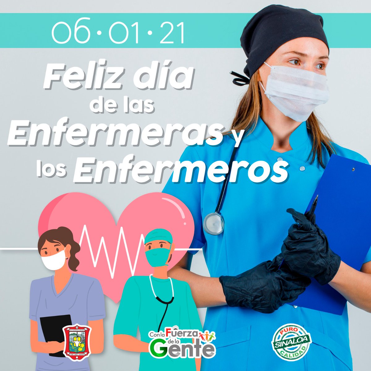 Mi más sincero reconocimiento a las enfermeras y los enfermeros, gracias por su incansable y noble labor durante esta emergencia sanitaria que nos trajo el Covid-19.
#diadelaenfermera