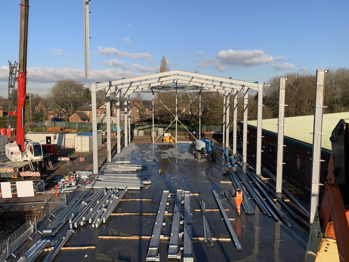 Paul Whitelegg (@pjwhitelegg) on Twitter photo Great to see the blue skies and steel frame shooting up, at the new office & warehouse facility project in Wythenshawe for Hologic. #teamwork, <a href="/Hargreaves_Cont/">Hargreaves Contracting Ltd</a>,
<a href="/JDAArchitects/">JDA Architects</a>, <a href="/Hologic/">Hologic</a>, <a href="/BrennanConsult/">BrennanConsult</a>; @SVMConsulting; <a href="/Poole_Dick/">Poole Dick</a>; <a href="/HNLFabrications/">HaroldNewsomeLtd</a> Great to see the blue skies and steel frame shooting up, at the new office & warehouse facility project in Wythenshawe for Hologic. #teamwork, <a href="/Hargreaves_Cont/">Hargreaves Contracting Ltd</a>,
<a href="/JDAArchitects/">JDA Architects</a>, <a href="/Hologic/">Hologic</a>, <a href="/BrennanConsult/">BrennanConsult</a>; @SVMConsulting; <a href="/Poole_Dick/">Poole Dick</a>; <a href="/HNLFabrications/">HaroldNewsomeLtd</a>
