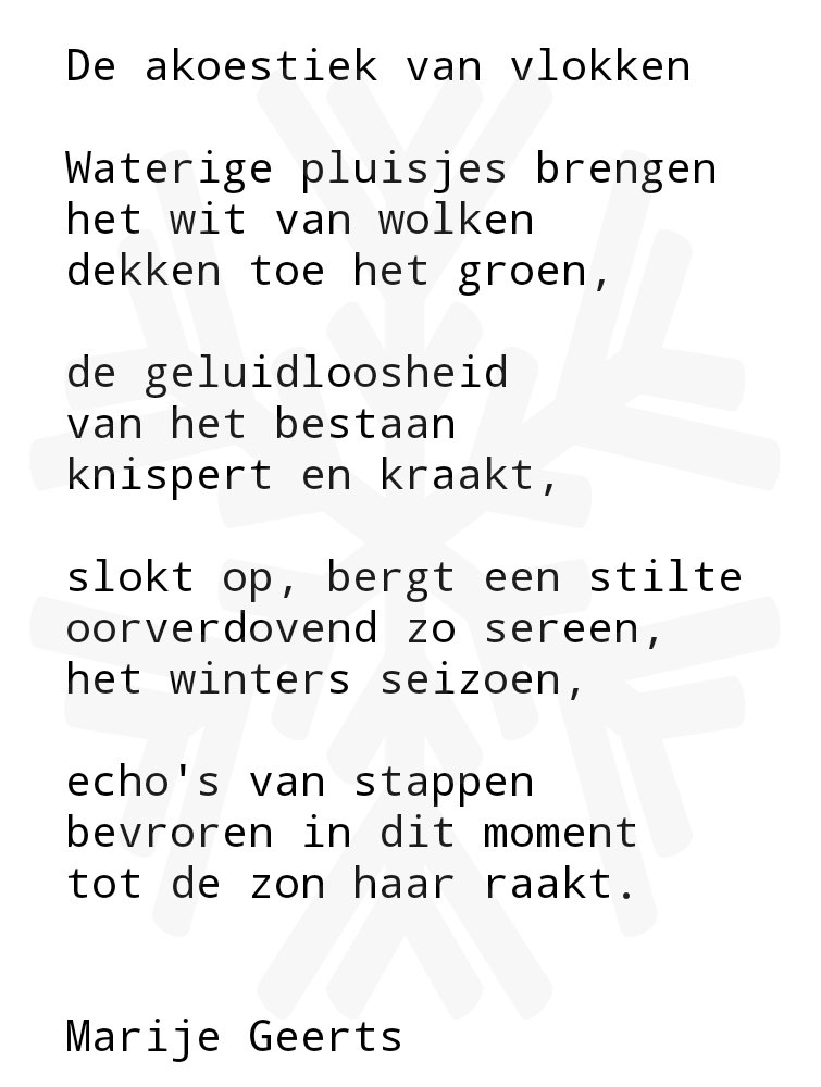 MarijeGeerts's tweet photo. #gedicht #poezie #marijegeerts #winter #sneeuw #vlokken #seizoen #akoestiek https://t.co/cOSutlA5W0