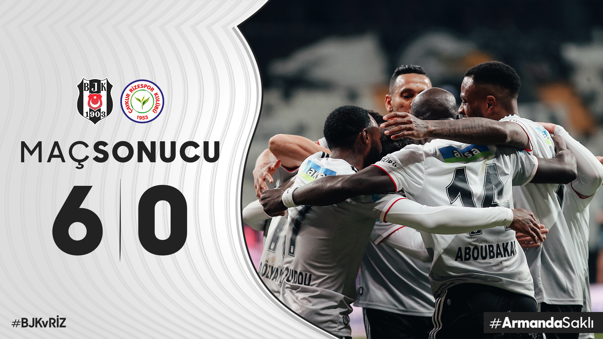Besiktas Jk On Twitter Evimizde Caykur Rizespor U 6 0 Maglup Ediyoruz Bjkvriz Armandasakli