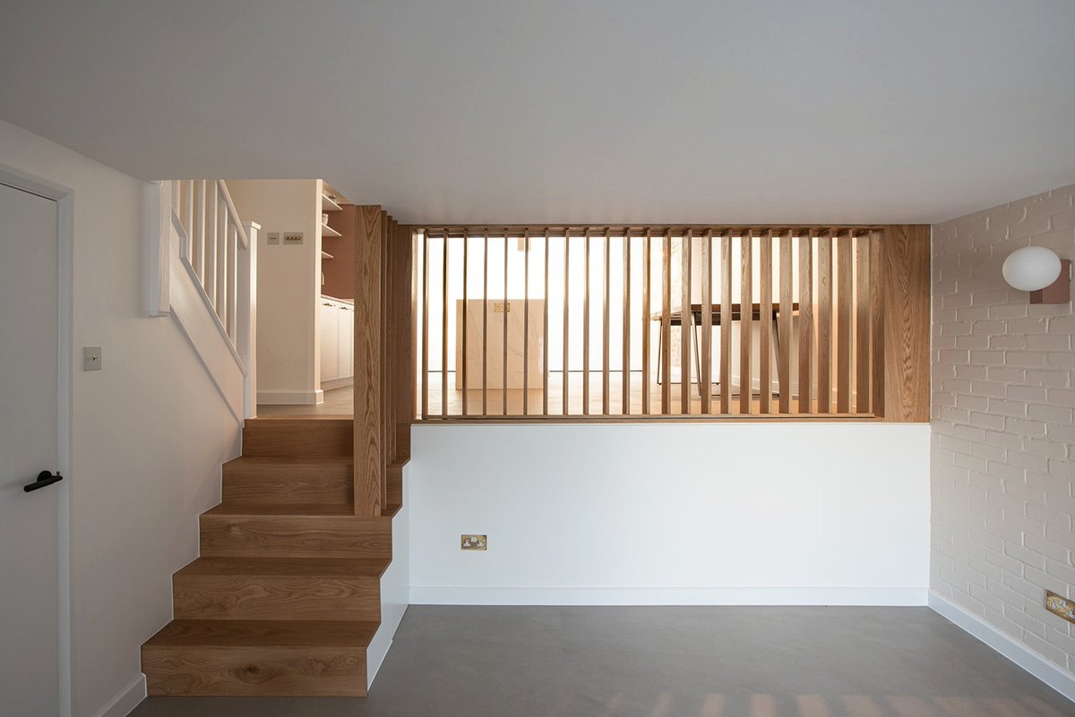 We custom made this #stylish pivoting room divider for our project in Orpington.

This was built to allow our clients to manage and transform their living space to either #openplan or separated. Hit 💗 if you think this is a great idea!

#londonarchitects #builder #londonhome