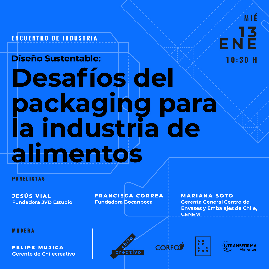 📦Las industrias del packaging y alimentaria tienen como gran desafío el diseño sustentable. ¿Cómo ofrecer un producto y minimizar impactos ambientales?, ¿Tendencias?, ¿Casos exitosos? No te lo pierdas <a href="/Corfo/">Corfo</a> <a href="/ACHIPIA/">ACHIPIA</a>  <a href="/ODEPA/">ODEPA</a>