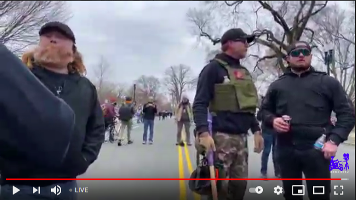 12/ Proud Boys are on the march chanting "Where's antifa? Fuck antifa!"Proud Boys founder Gavin McInnes is there-- despite claiming that he quit the group in 2018-- as is Proud Boys Elder Ethan Nordean, who was fired by his own father from Wally's Chowderhouse for being a PB.