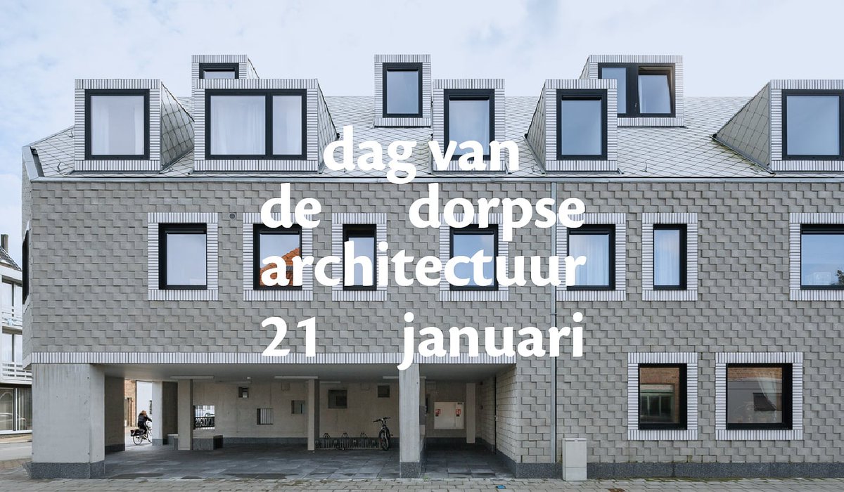 Schreef je je al in voor de Dag van de Dorpse architectuur? Donderdag 21/1 gaan we op zoek naar de verhalen áchter de projecten. Een van de verhalen die we ontrafelen is dat van projecten die Ampe.Trybou architecten realiseert voor SHM Woonwel. 
Meer op ar-tur.be