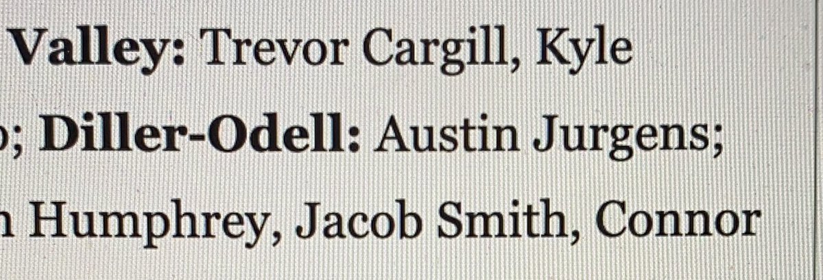 (@dohsfootball) on Twitter photo The Diller-Odell Football Team would like to say Congratulations to <a href="/Austin_Jurgens4/">Austin Jurgens</a> for being named to the <a href="/JournalStarNews/">Lincoln Journal Star</a> and <a href="/OWHnews/">Omaha World-Herald</a> 2020 All-State Honorbale Mention Football Team #griffinpride Big things coming for this young man. The Diller-Odell Football Team would like to say Congratulations to <a href="/Austin_Jurgens4/">Austin Jurgens</a> for being named to the <a href="/JournalStarNews/">Lincoln Journal Star</a> and <a href="/OWHnews/">Omaha World-Herald</a> 2020 All-State Honorbale Mention Football Team #griffinpride Big things coming for this young man.