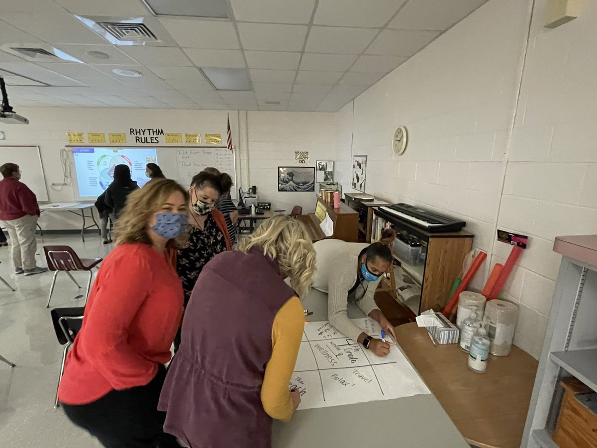 AngelicaT's tweet photo. It’s our GTE Leader in Me Coaching Day! Our LiM Coach, Sharla Austin, facilitated a faculty meeting this morning, in which We focused on our personal wellness. #ccpsfamily @TheLeaderinMe @AustinSharla @GTEtoucans https://t.co/WToxWjA4ih