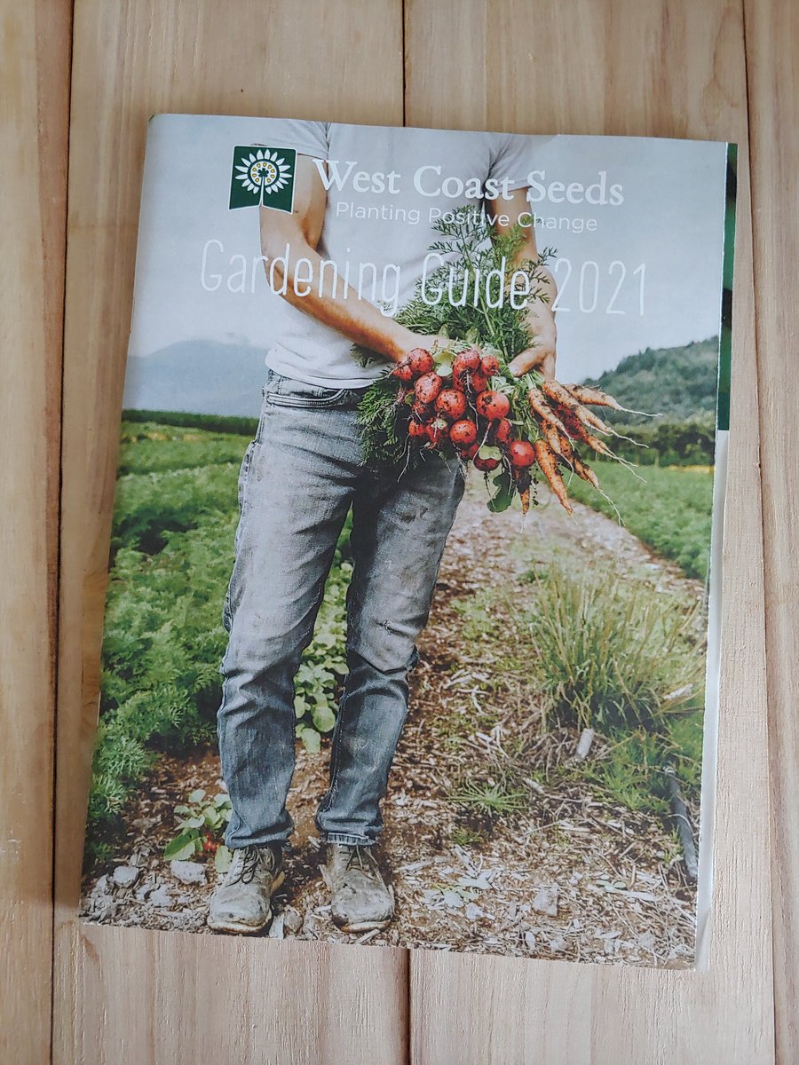 Yay oh yay! The seed catalogues are starting to get dumped in mailbox! <a href="/westcoastseeds/">West Coast Seeds</a> is a great place to get organic seeds plus they help me keep my dream  of being a nerdy urban farmer alive (I'm the nerd not them btw)