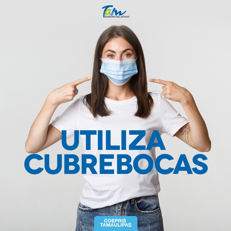 El uso correcto del cubrebocas es una de las medidas más importantes para evitar contagios COVID-19 entre la población. 
¡Cuidémonos y cuidemos a los demás!