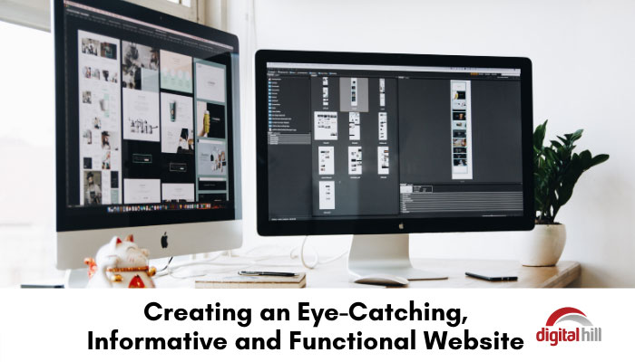 DigitalHill's tweet image. The design of your website determines your audience’s first impression of your business. You can use these tips as your guideline for creating eye-catching, informative and functional website!👌 ow.ly/G0UA50D1aIq #webdesign #creatingwebsite