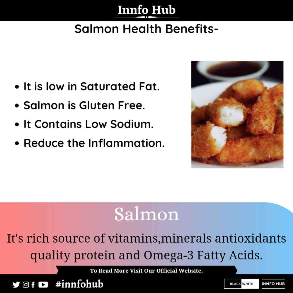 Innfohub's tweet photo. Salmon is a species of ray-finned fish.
Click to know more!👇
https://t.co/XEdCNO1so3
#healthcare #healthylifestyle #health #healthy #Disesase #Medicines #HealthyFood #healthproblems https://t.co/tsGz48NadE